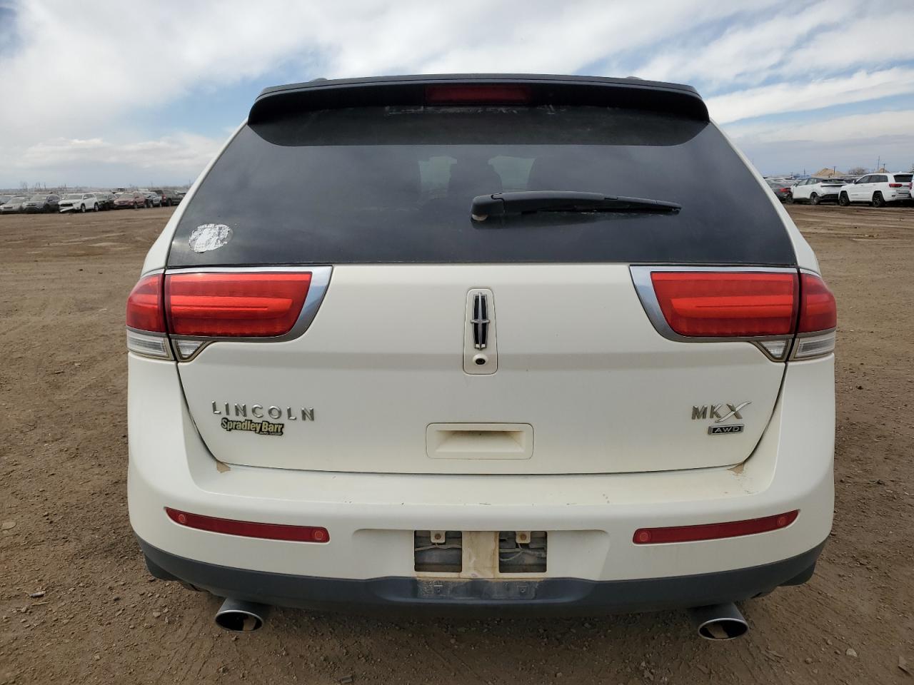 2013 Lincoln MKX VIN 2LMDJ8JK0DBL18668 Copart auction photo, front end damage thumbnail 6