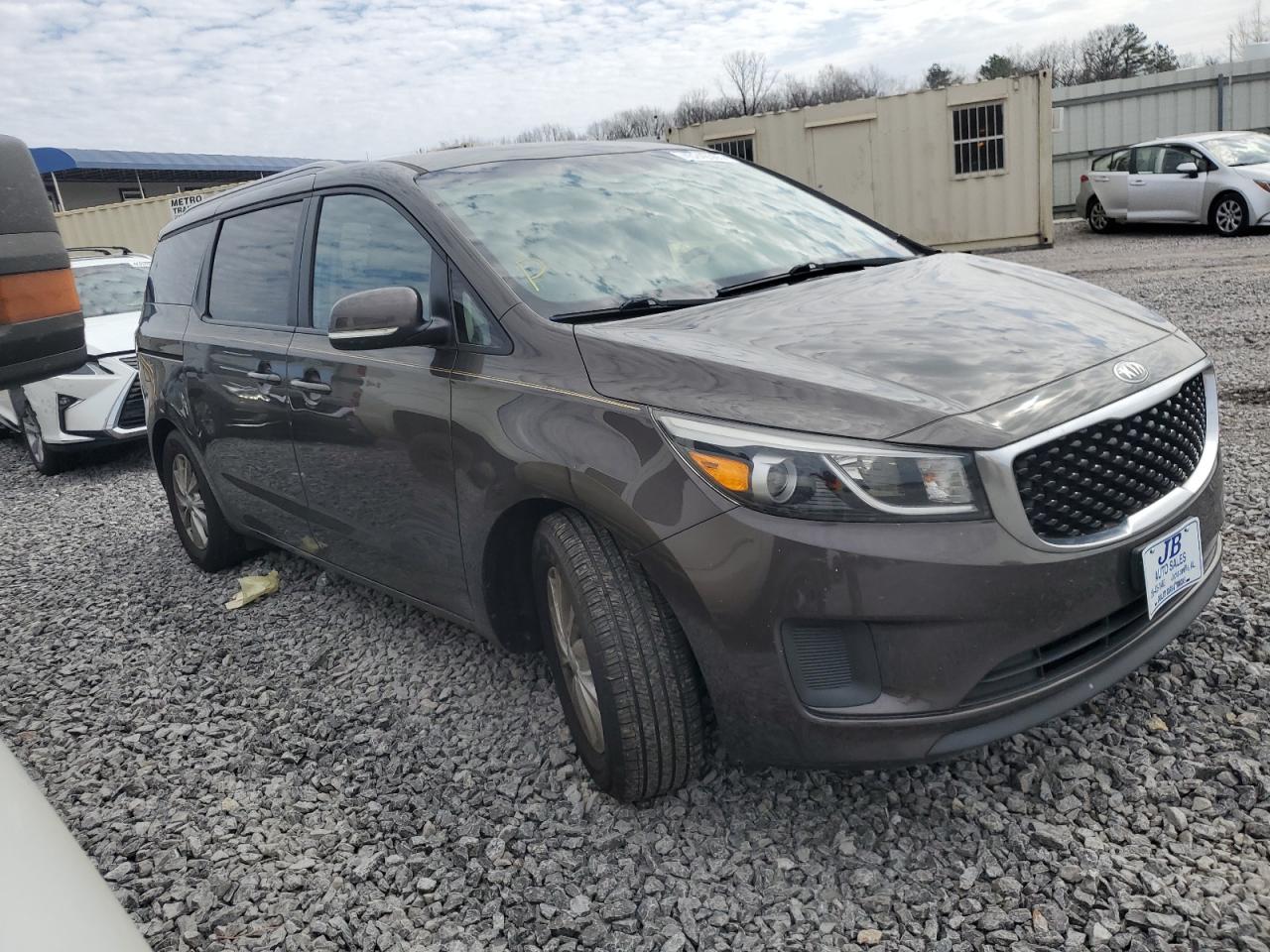 2016 KIA Sedona VIN KNDMB5C15G6100857 Copart auction photo, minor dent/scratches damage thumbnail 4