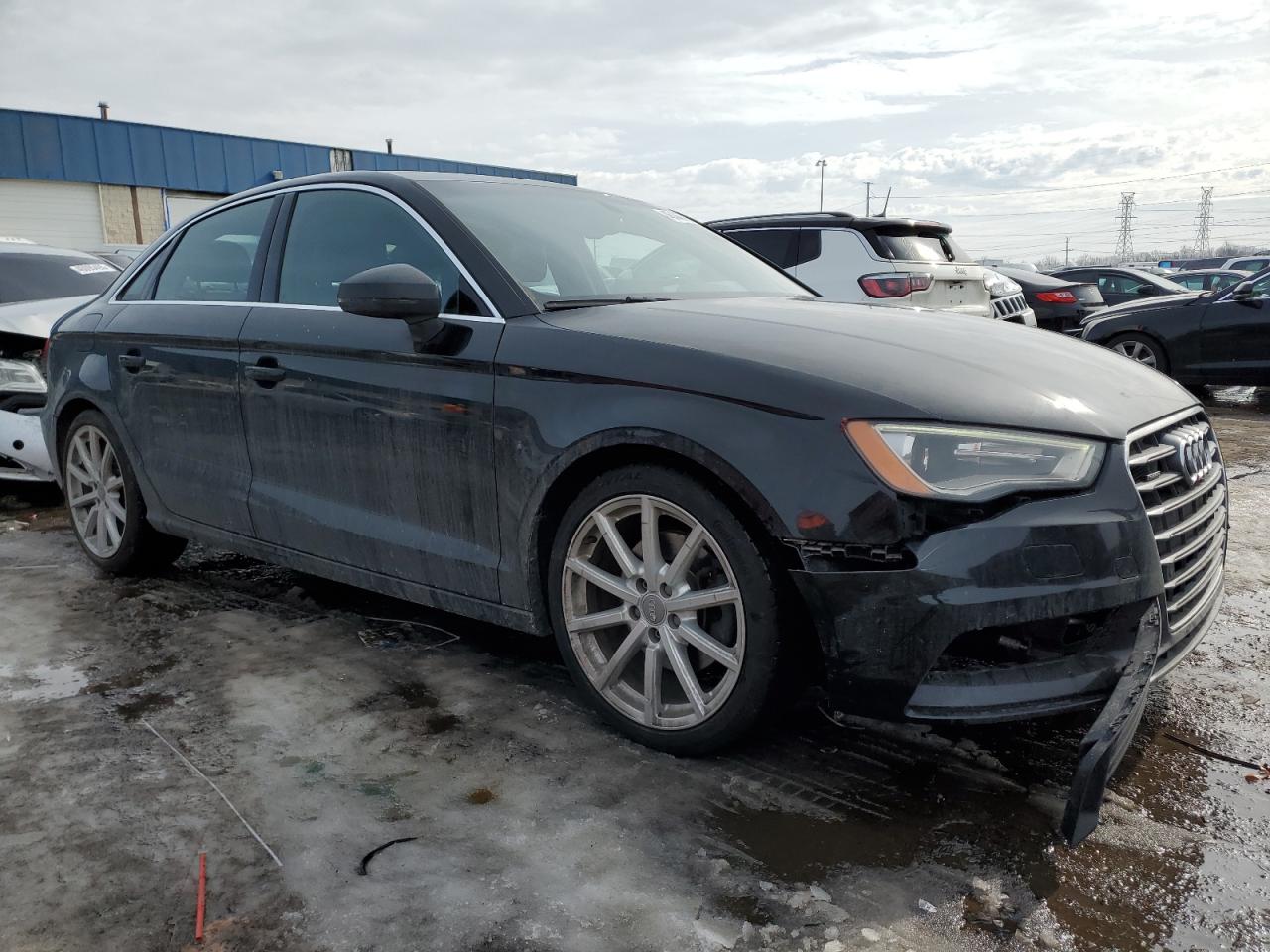 2015 Audi A3 VIN WAUEFGFF6F1086617 Copart auction photo, front end damage thumbnail 4