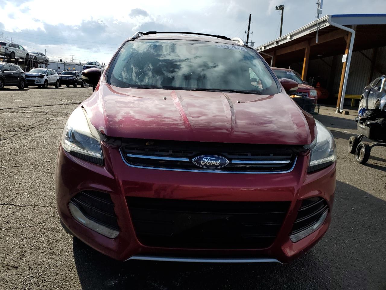 2014 Ford Escape VIN 1FMCU9J98EUB98681 Copart auction photo, side damage thumbnail 5