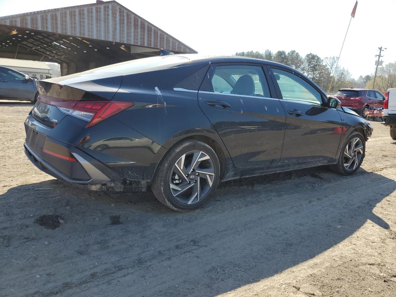 2024 Hyundai Elantra VIN KMHLN4DJ6RU101893 Copart auction photo, front end damage thumbnail 3