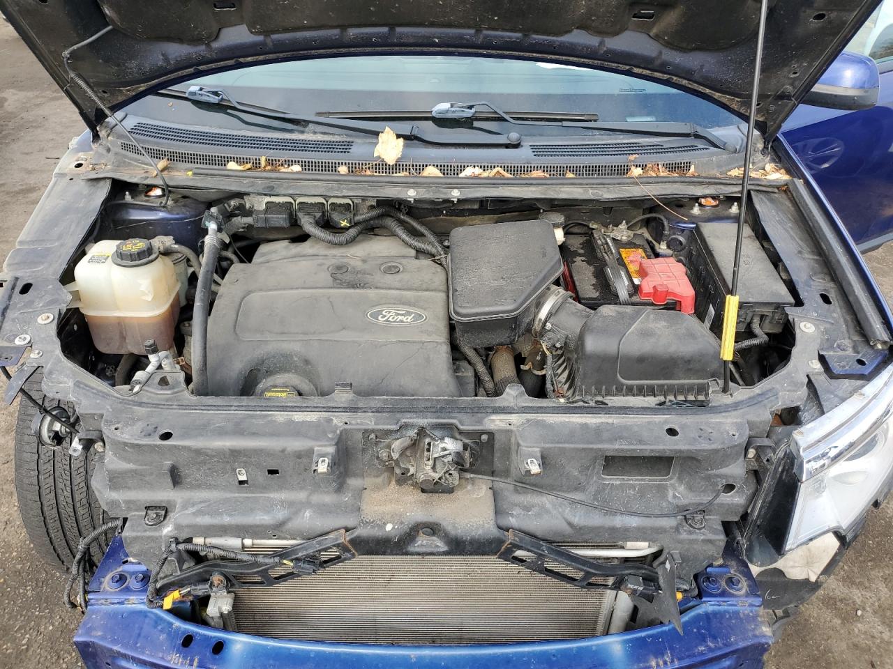 2013 Ford Edge VIN 2FMDK3JCXDBC92097 Copart auction photo, front end damage thumbnail 12