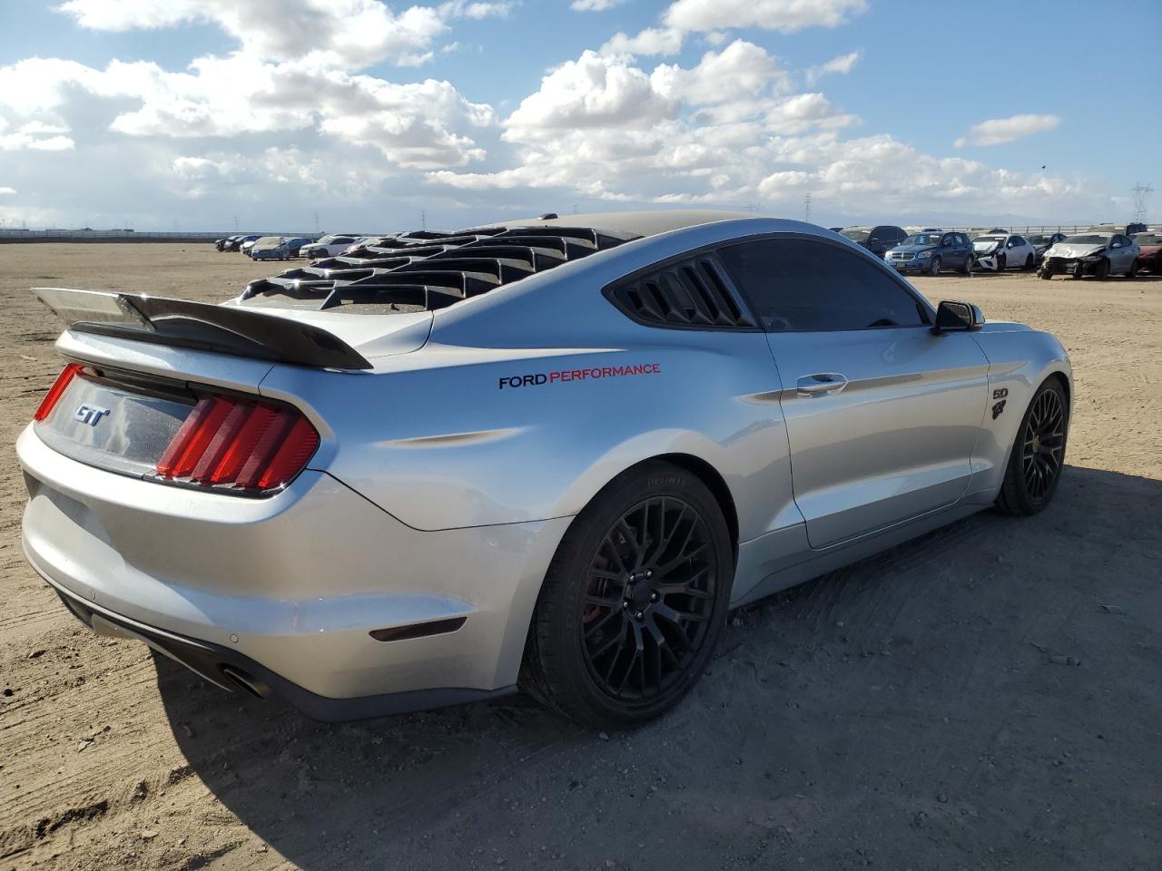 2016 Ford Mustang VIN 1FA6P8CF4G5279606 Copart auction photo, front end / side damage thumbnail 3