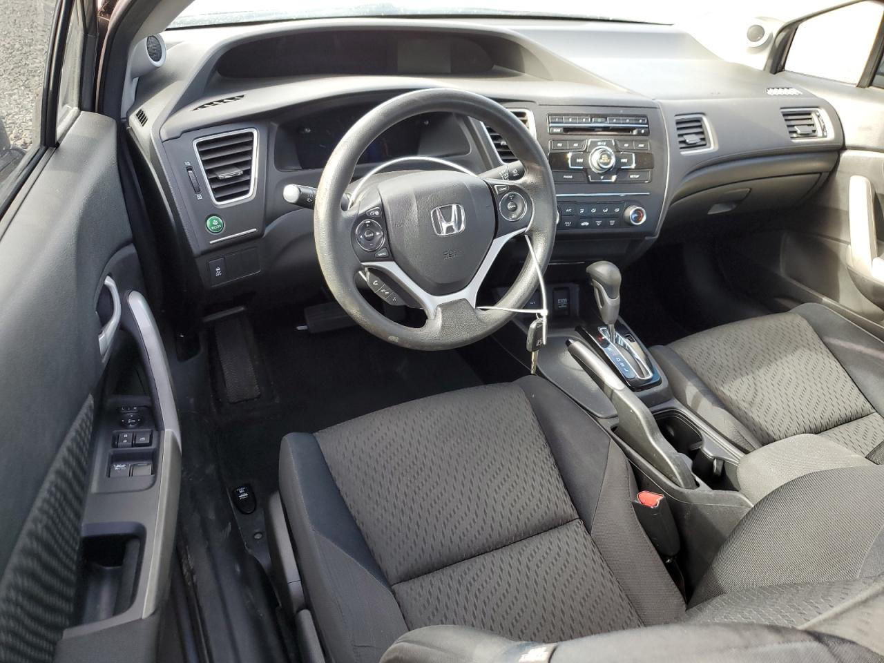 2014 Honda Civic VIN 2HGFG3B5XEH522168 Copart auction photo, rear end / side damage thumbnail 8