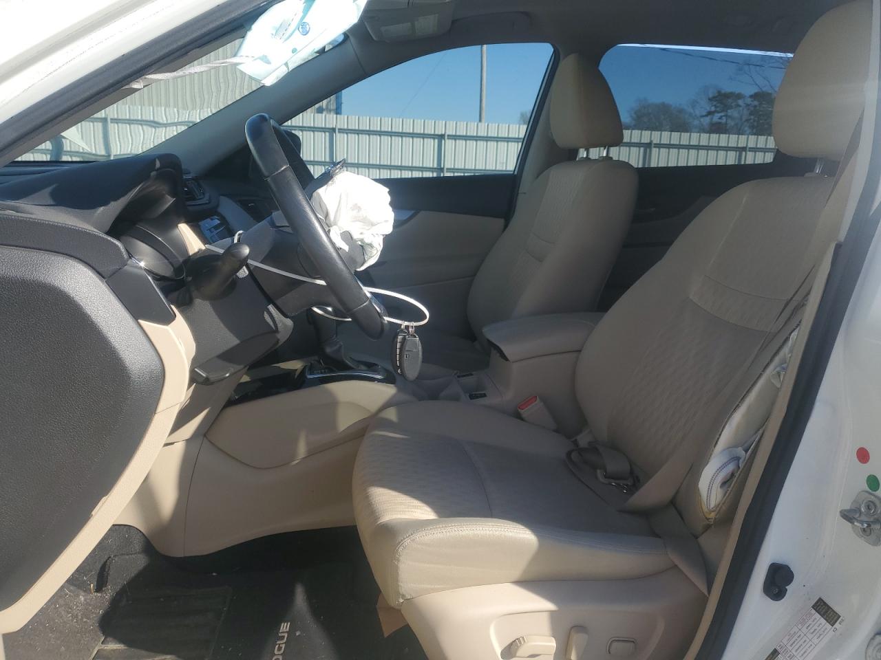 2019 Nissan Rogue VIN JN8AT2MV9KW385818 Copart auction photo, front end / side damage thumbnail 7