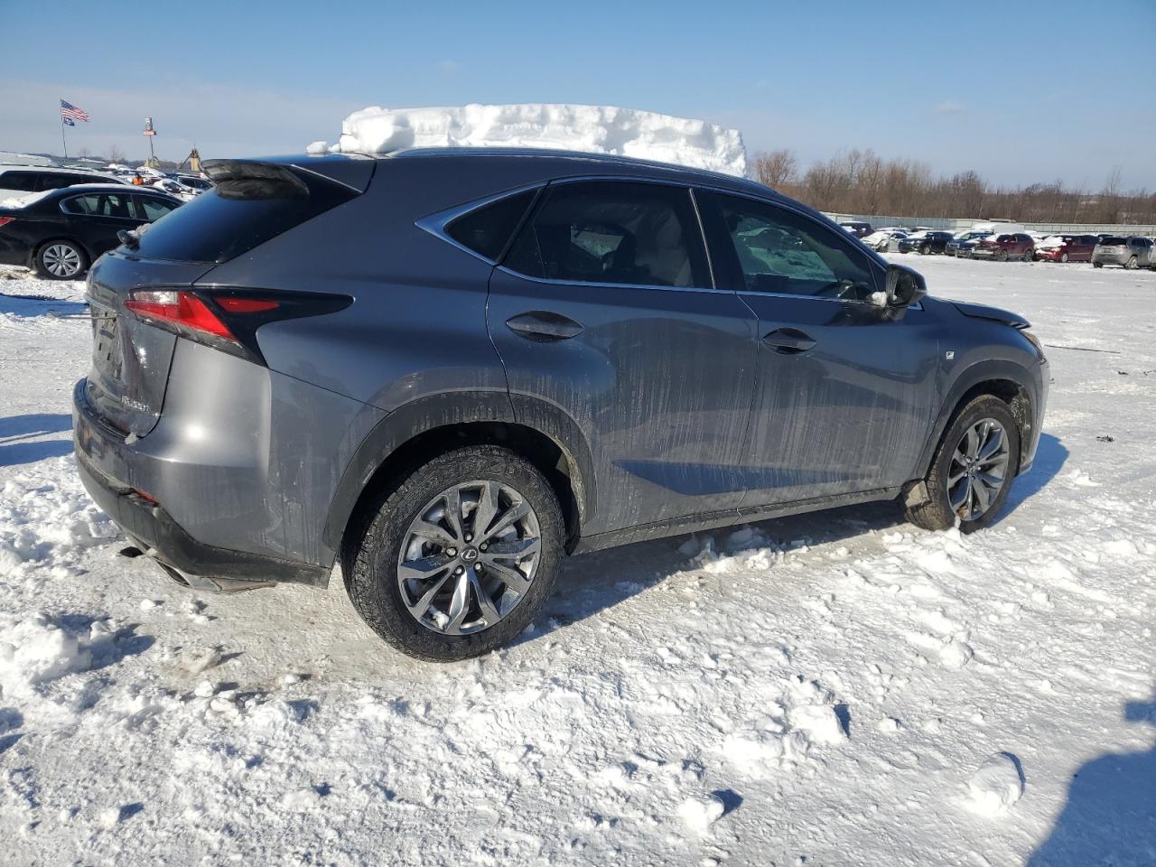 2017 Lexus NX VIN JTJYARBZ4H2066760 Copart auction photo, front end damage thumbnail 3