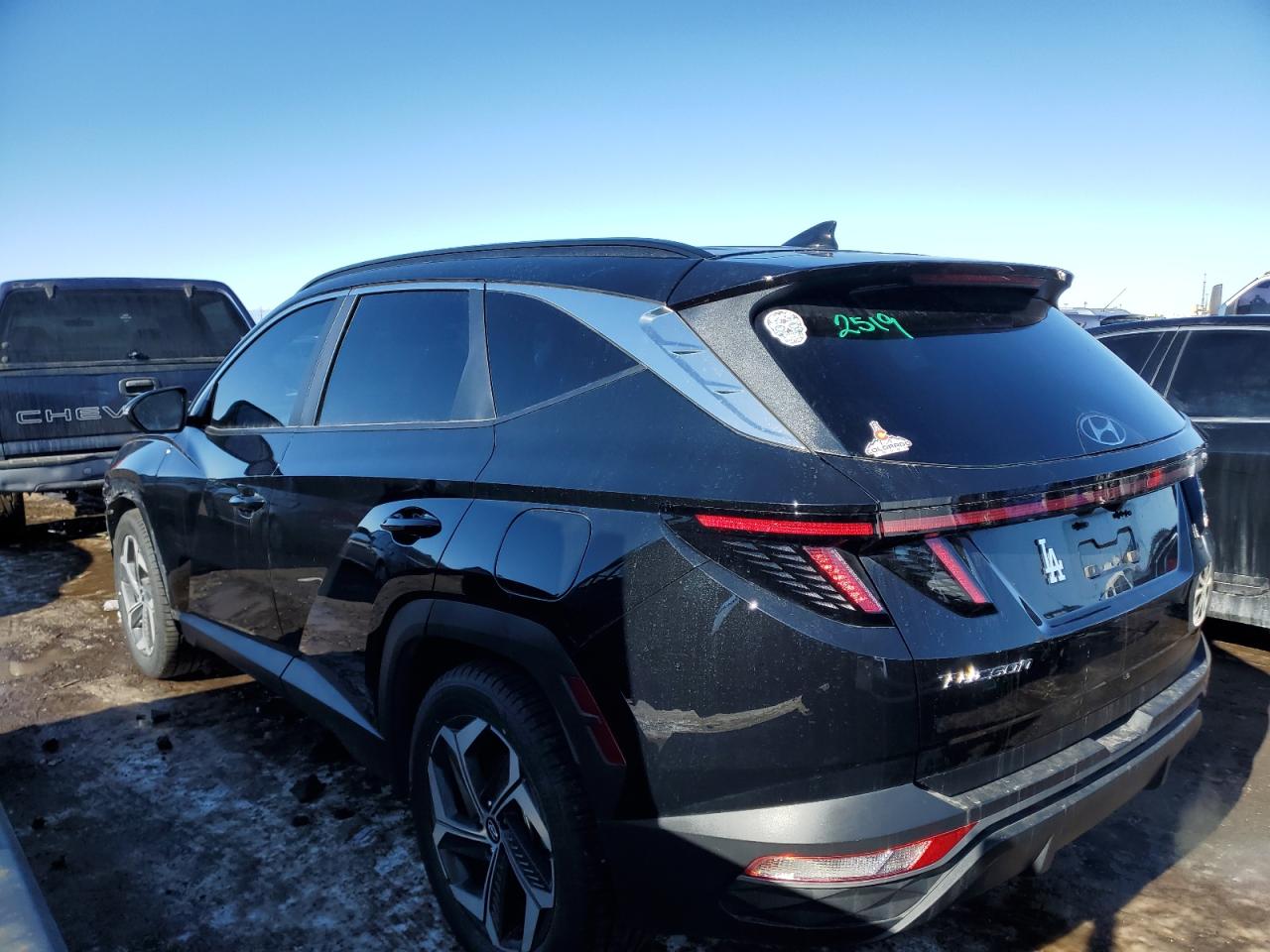 2023 Hyundai Tucson VIN 5NMJF3AE3PH184861 Copart auction photo, front end damage thumbnail 2