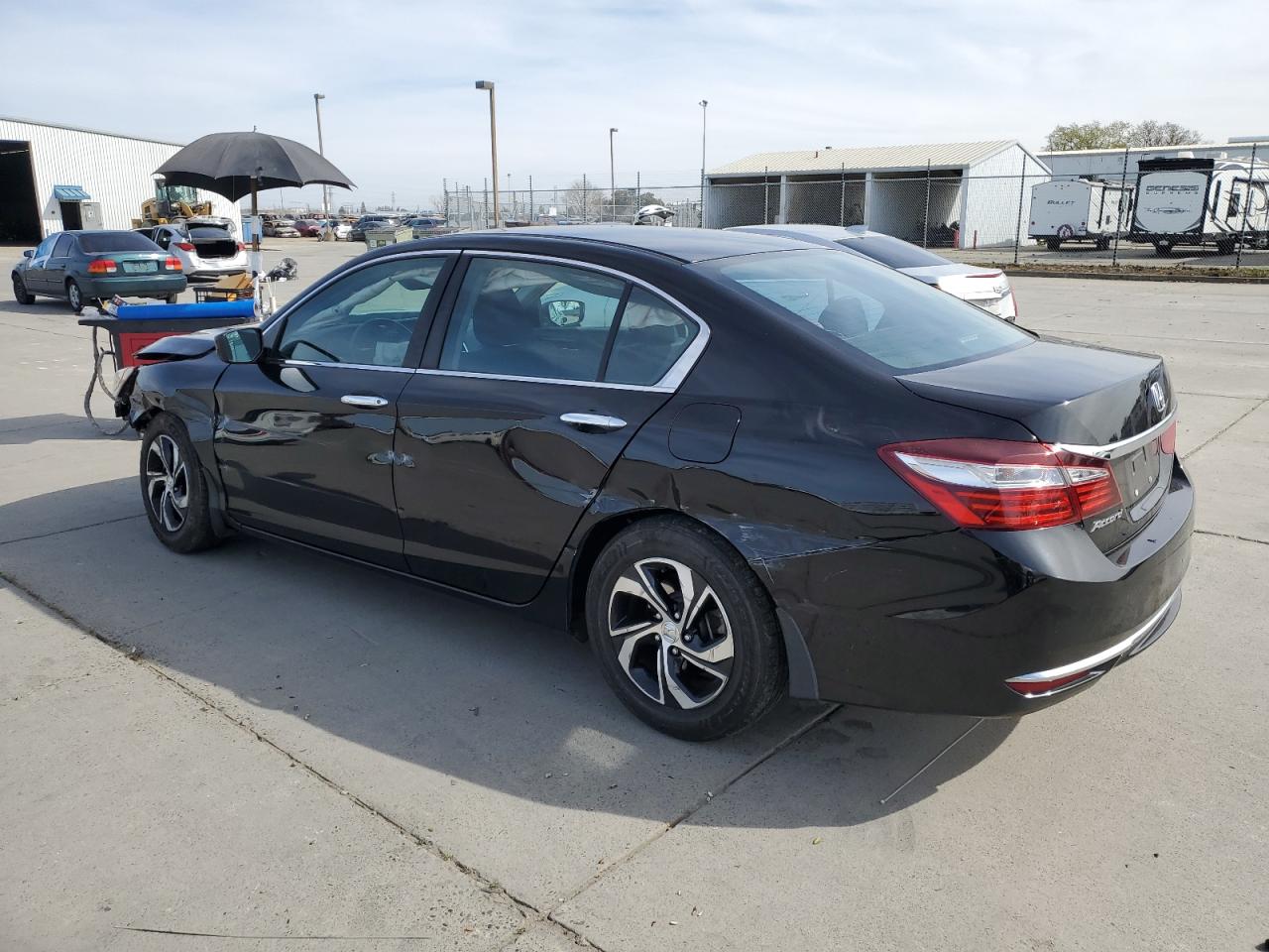 2016 Honda Accord VIN 1HGCR2F30GA083905 Copart auction photo, all over damage thumbnail 2