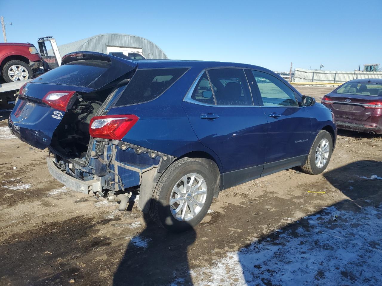 2020 Chevrolet Equinox VIN 2GNAXKEV9L6249948 Copart auction photo, rear end damage thumbnail 3