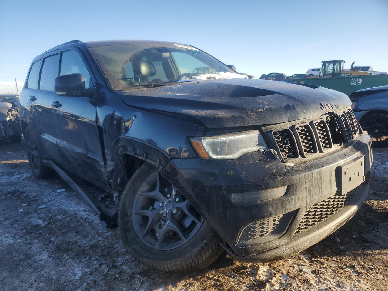 2019 Jeep Grand Cherokee VIN 1C4RJFBGXKC628800 Copart auction photo, front end / side damage thumbnail 4