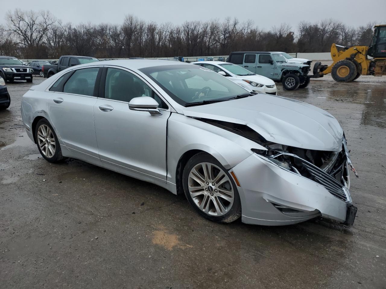 2014 Lincoln MKZ VIN 3LN6L2G9XER823619 Copart auction photo, all over damage thumbnail 4
