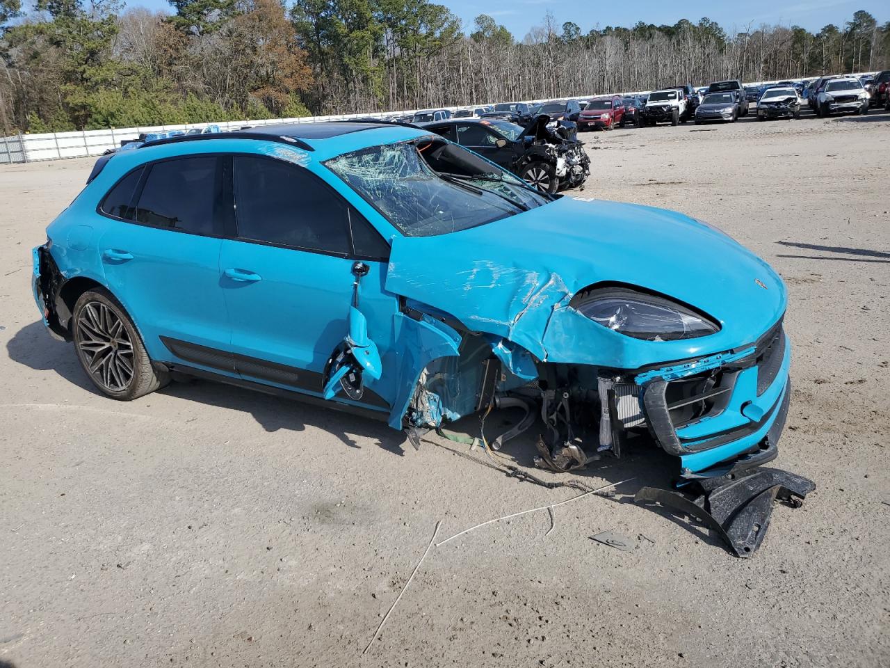 2023 Porsche Macan VIN WP1AG2A50PLB35346 Copart auction photo, all over damage thumbnail 4
