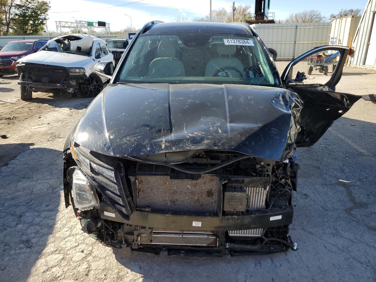 2024 Hyundai Tucson VIN KM8JCCD17RU207647 Copart auction photo, front end / side damage thumbnail 5