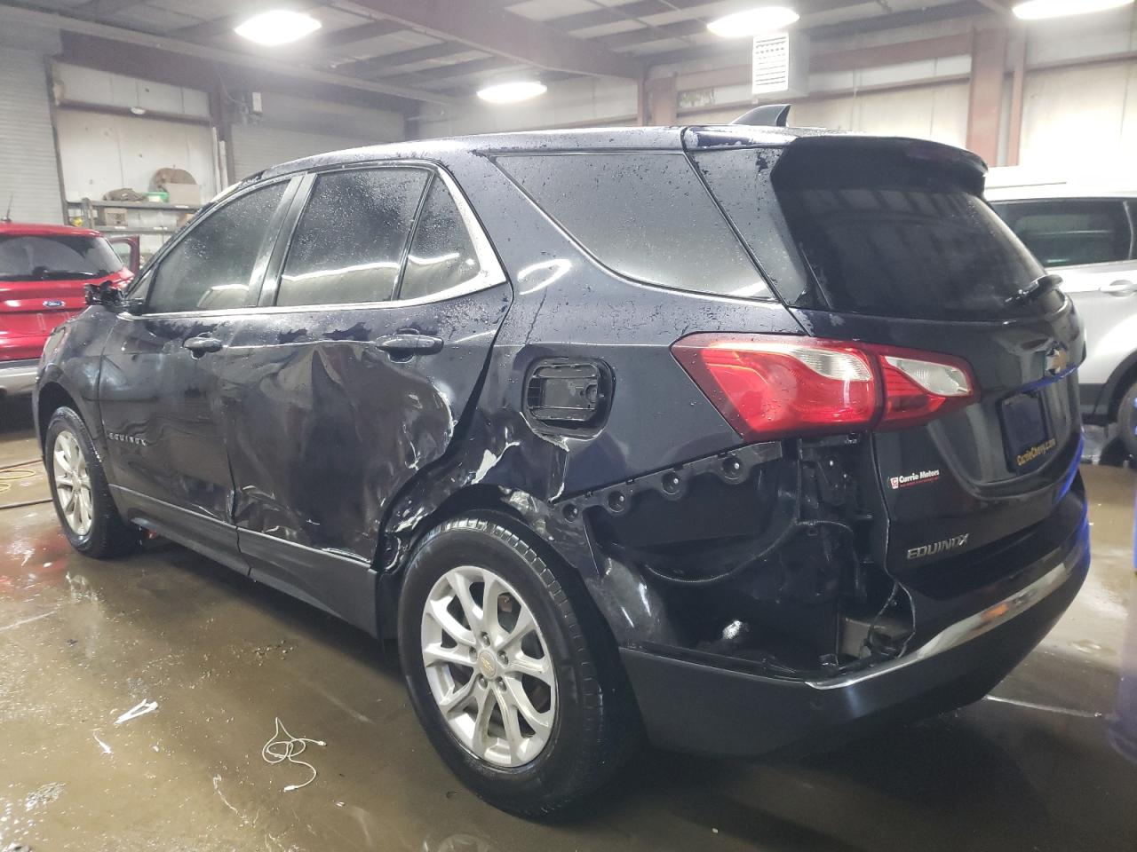 2021 Chevrolet Equinox VIN 3GNAXUEV0MS128076 Copart auction photo, side / rear end damage thumbnail 2