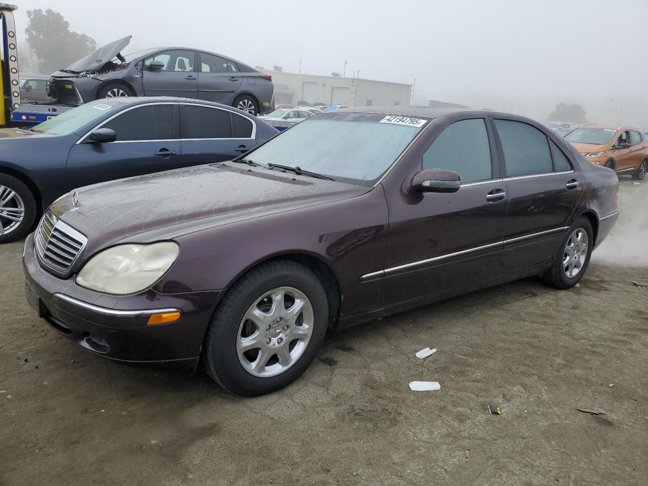 2001 Mercedes-Benz S-klasse VIN WDBNG70J81A138687