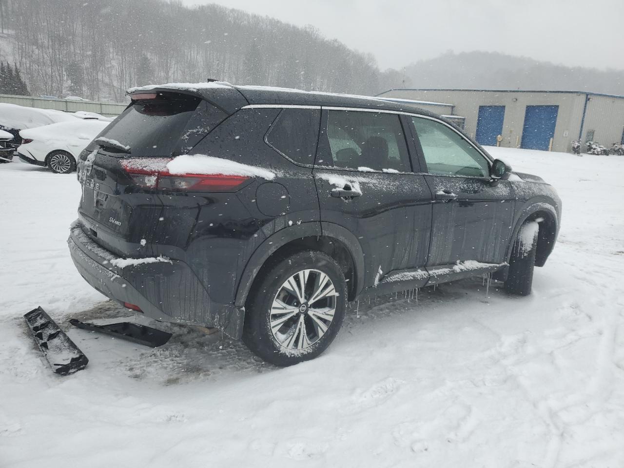 2021 Nissan Rogue VIN 5N1AT3BB1MC695357 Copart auction photo, side damage thumbnail 3