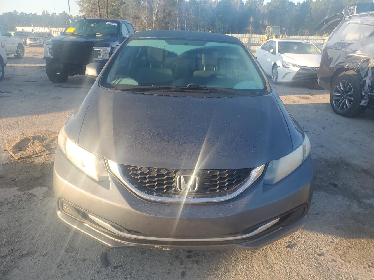 2013 Honda Civic VIN 19XFB2F54DE252639 Copart auction photo, side damage thumbnail 5
