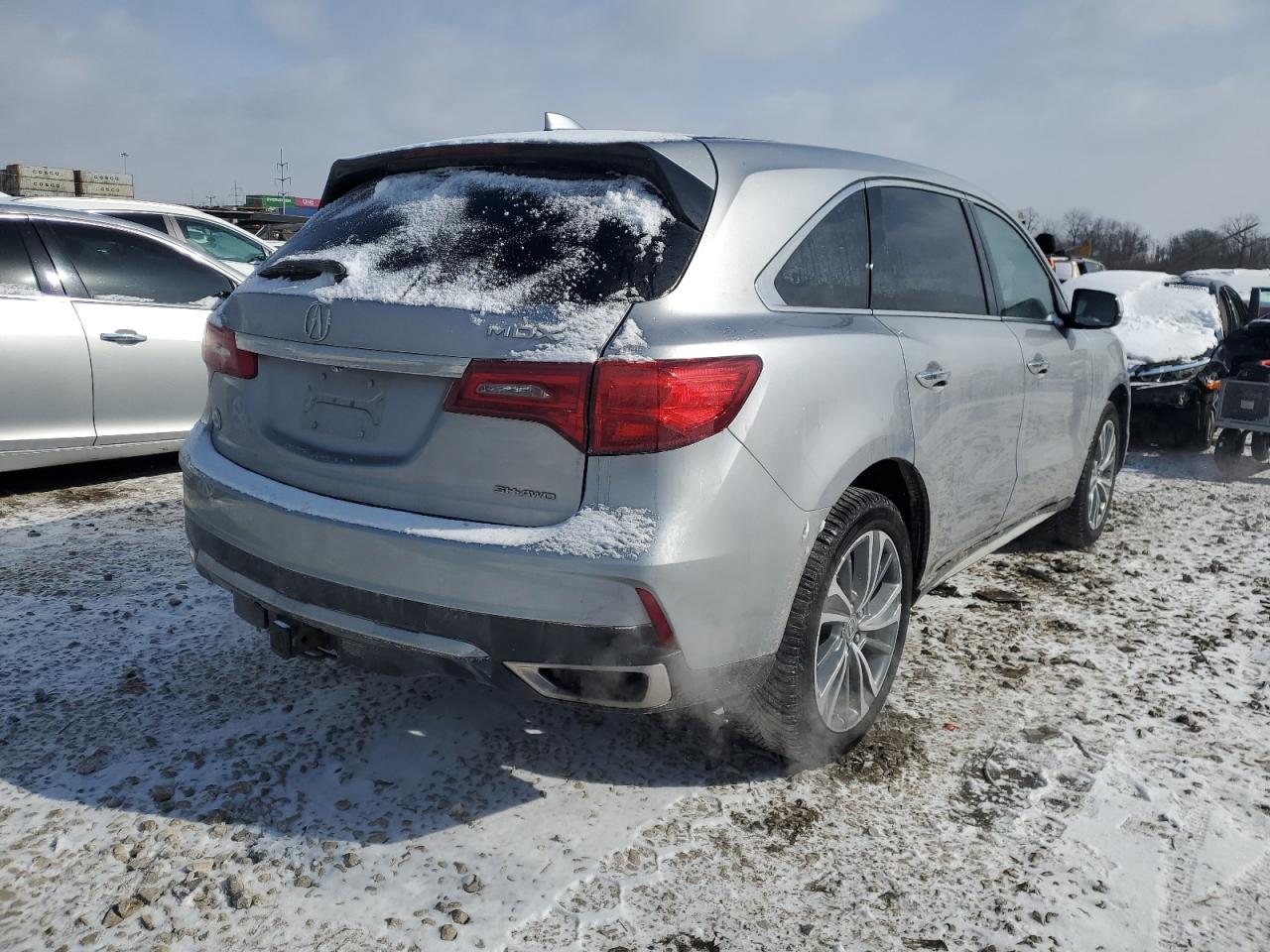2017 Acura MDX VIN 5FRYD4H76HB021270 Copart auction photo, rear end damage thumbnail 3