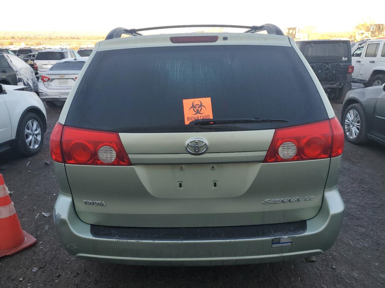 2006 Toyota Sienna VIN 5TDZA23C46S438418 Copart auction photo, front end damage thumbnail 6