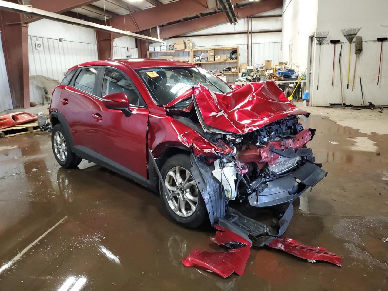 2019 Mazda CX-3 VIN JM1DKDB75K1453864 Copart auction photo, rollover damage thumbnail 4
