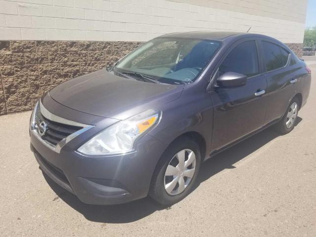 2015 Nissan Versa VIN 3N1CN7AP8FL907077 Copart auction photo, normal wear / minor dent/scratches damage thumbnail 2