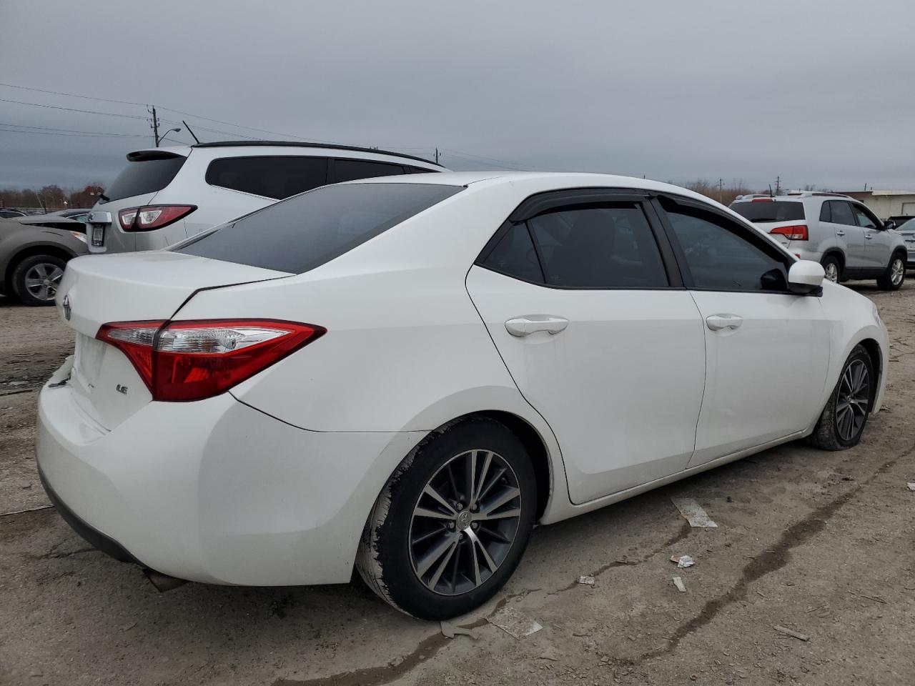 2016 Toyota Corolla VIN 2T1BURHE1GC618705 Copart auction photo, rear end / side damage thumbnail 3