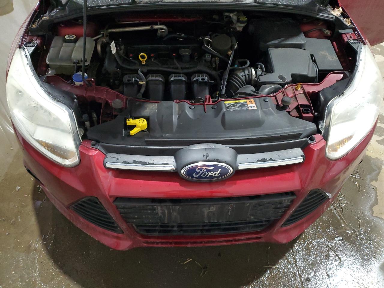 2014 Ford Focus VIN 1FADP3F27EL188714 Copart auction photo, rear end damage thumbnail 11