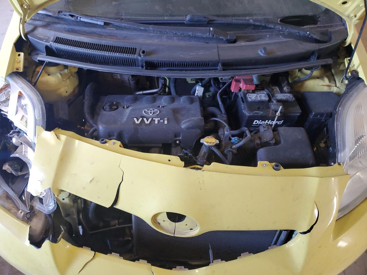 2010 Toyota Yaris VIN JTDJT4K36A5306988 Copart auction photo, front end damage thumbnail 12