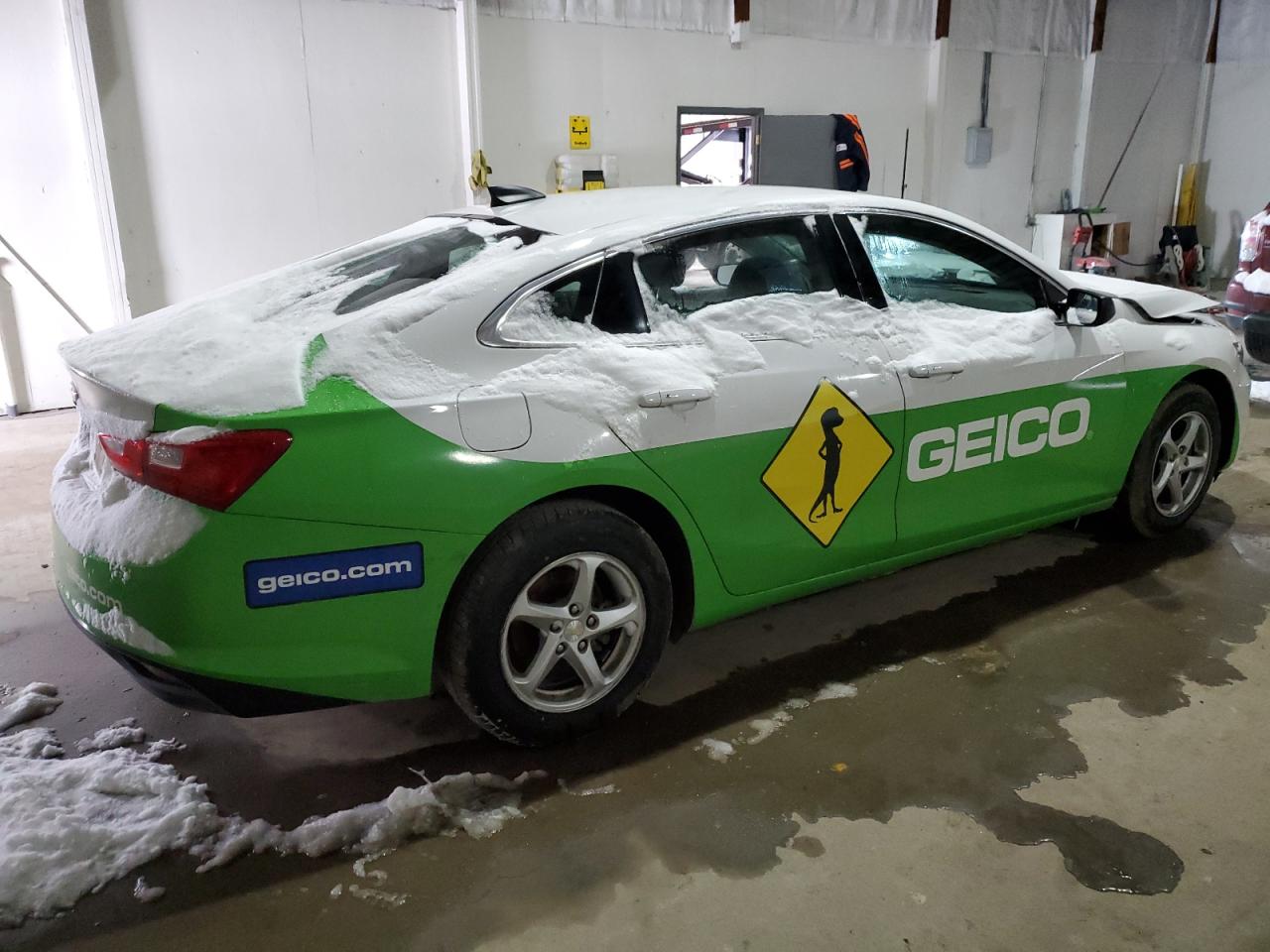 2018 Chevrolet Malibu VIN 1G1ZC5ST3JF284721 Copart auction photo, front end / mechanical damage thumbnail 3
