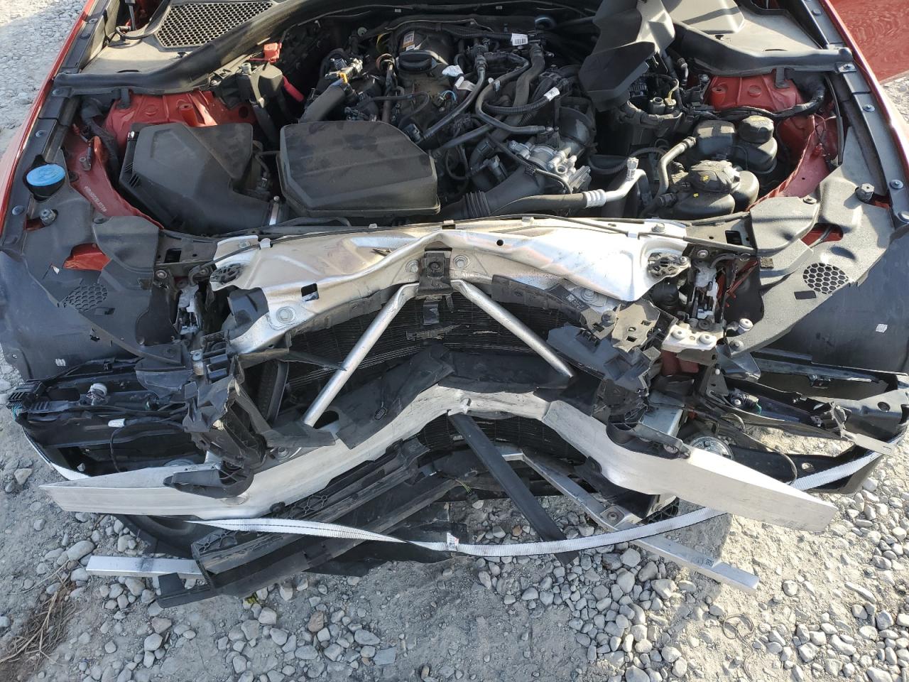2019 BMW 3er VIN WBA5R7C51KAJ82278 Copart auction photo, front end damage thumbnail 11