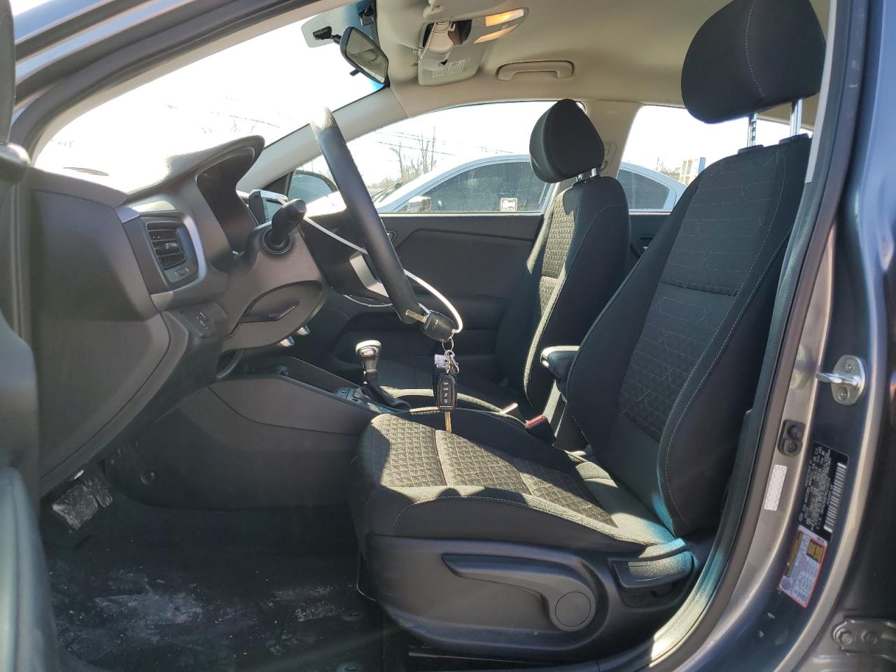 2019 KIA Rio VIN 3KPA24AB7KE214516 Copart auction photo, all over damage thumbnail 7