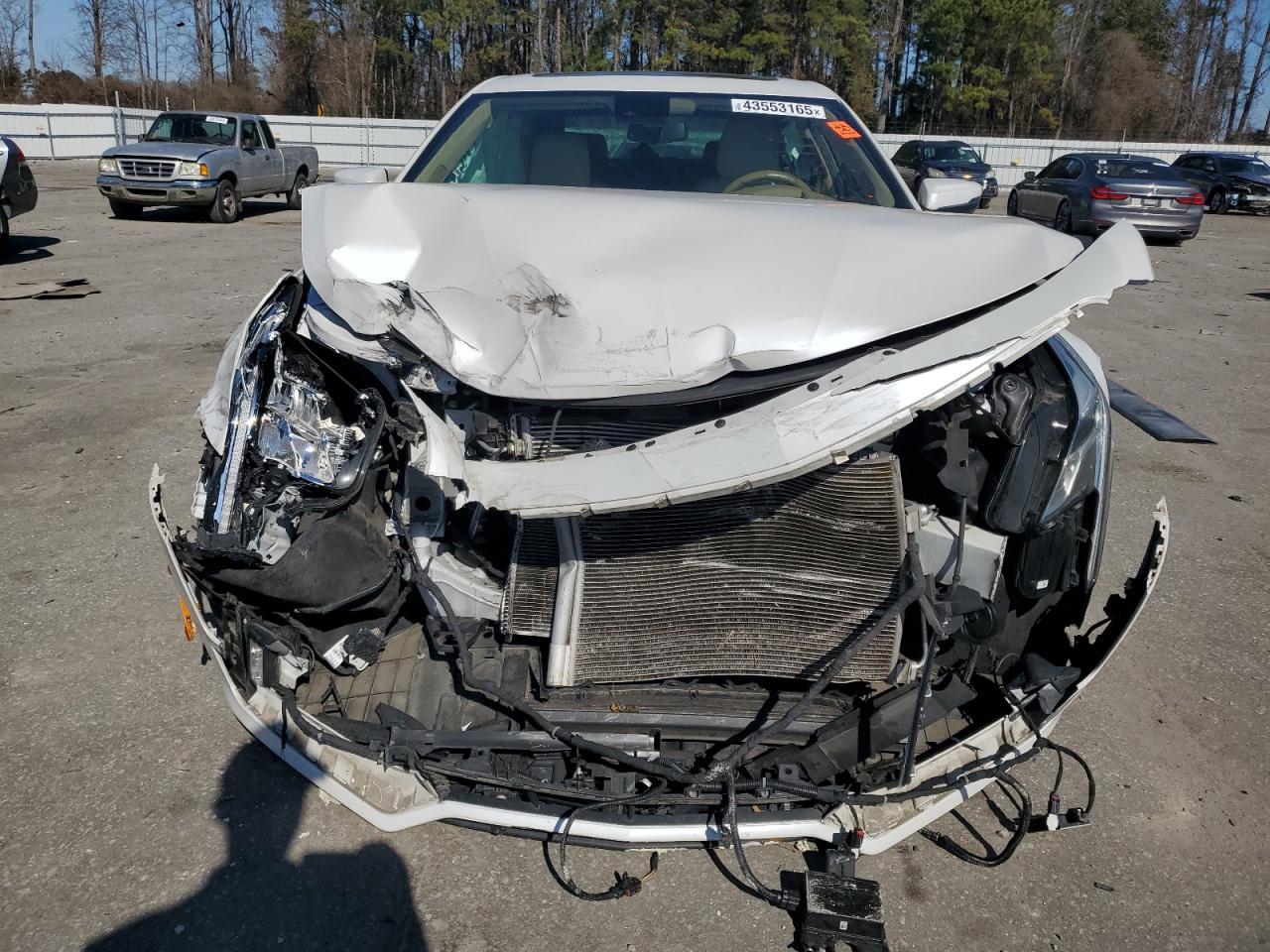 2016 Cadillac CT6 VIN 1G6KJ5RS9GU149259 Copart auction photo, front end / undercarriage damage thumbnail 5