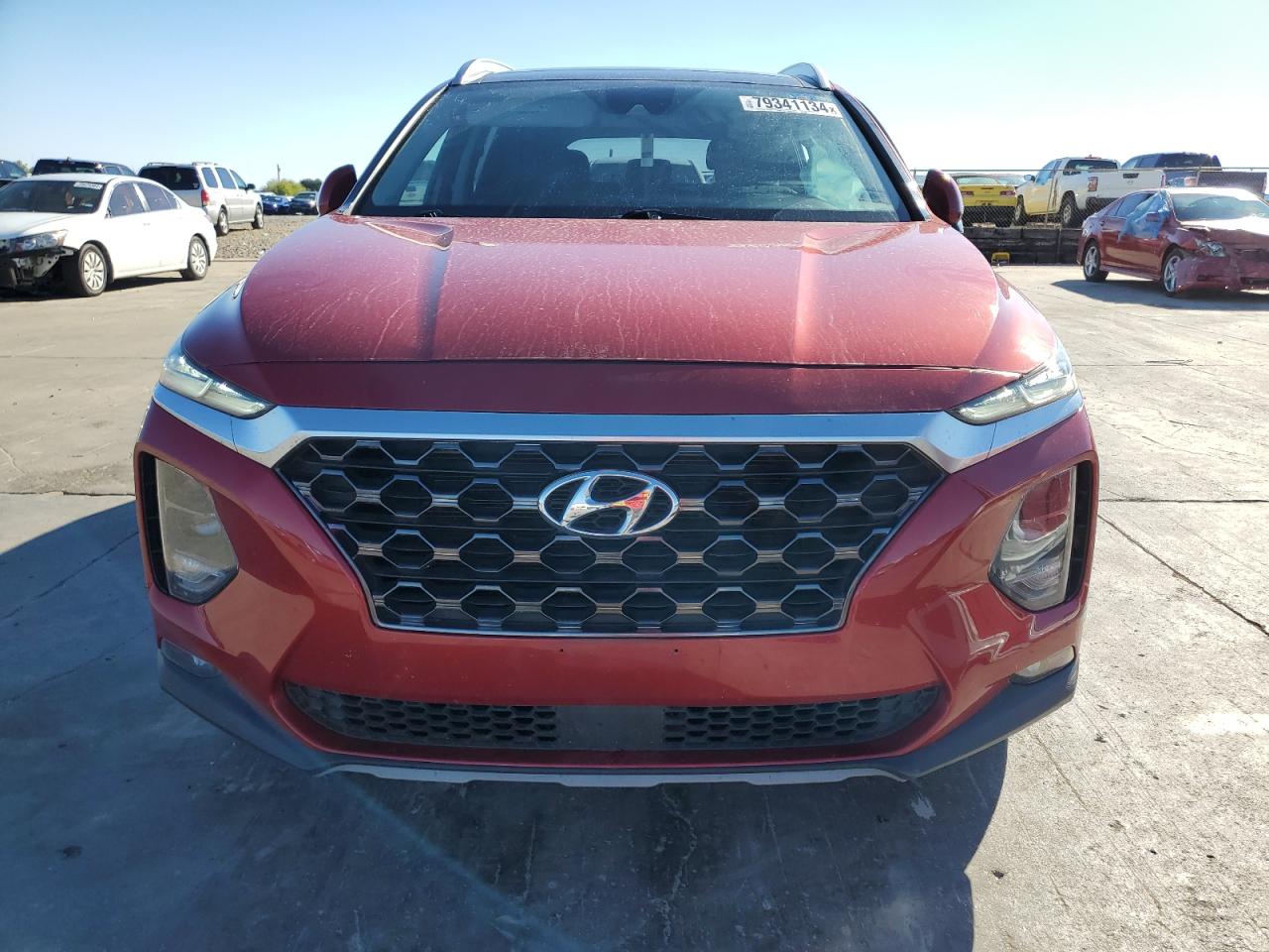 2020 Hyundai Santa Fe VIN 5NMS33AD2LH157438 Copart auction photo, side damage thumbnail 5