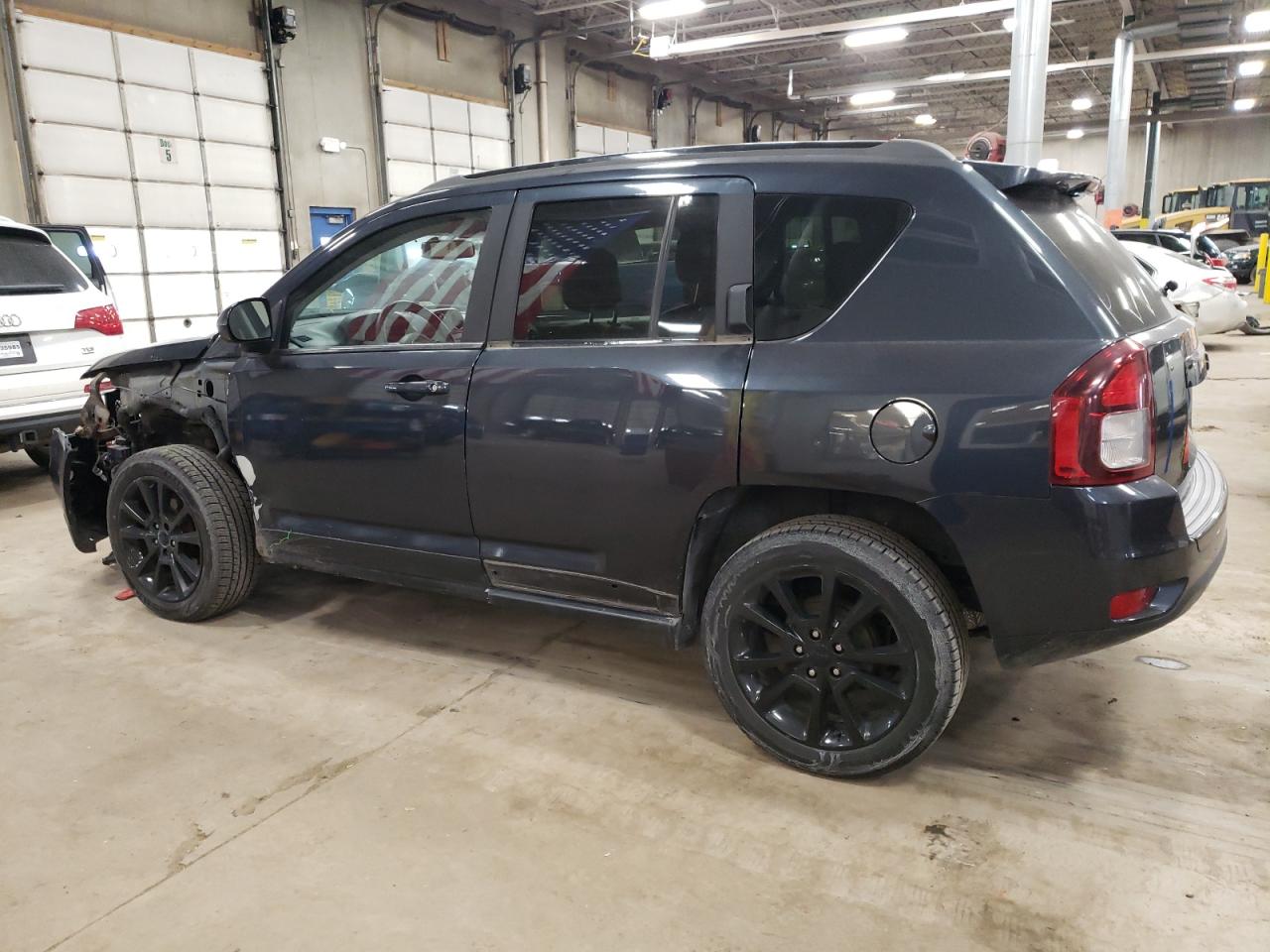 2015 Jeep Compass VIN 1C4NJCBAXFD198467 Copart auction photo, front end / minor dent/scratches damage thumbnail 2