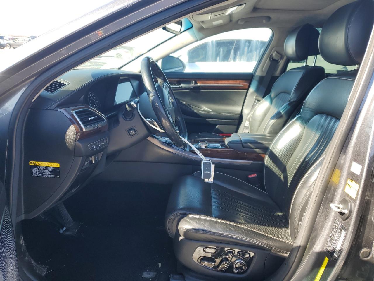 2017 Genesis G90 VIN KMHG54JH0HU023614 Copart auction photo, rear end / front end damage thumbnail 7