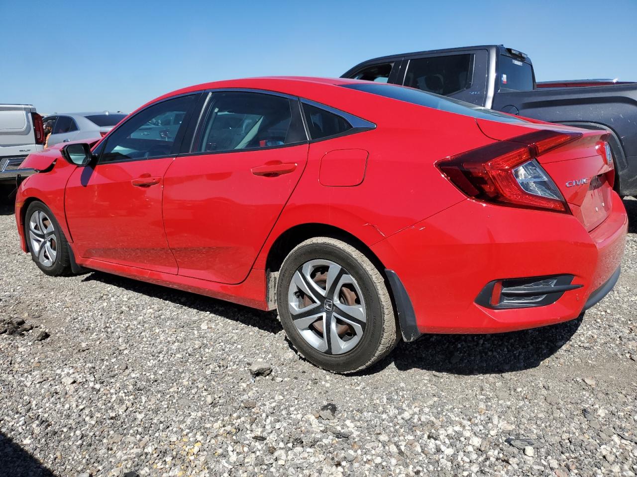 2017 Honda Civic VIN 2HGFC2F55HH557236 Copart auction photo, front end / mechanical damage thumbnail 2