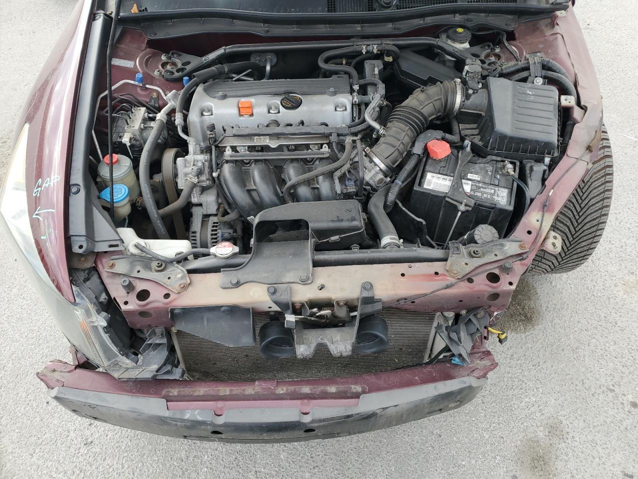 2012 Honda Accord VIN 1HGCP2F73CA106502 Copart auction photo, front end / side damage thumbnail 11