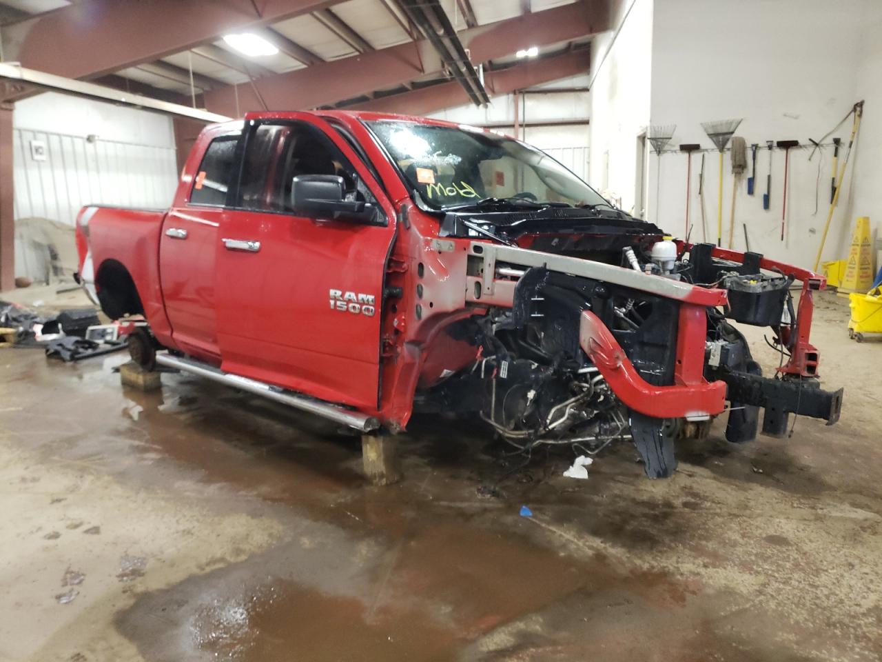 2014 RAM 1500 VIN 1C6RR6LT0ES390347 Copart auction photo, stripped damage thumbnail 4