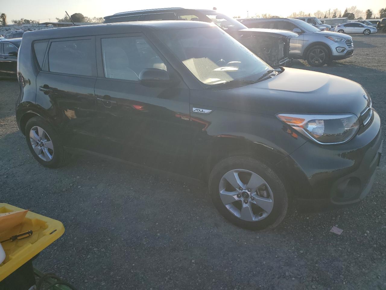 2019 KIA Soul VIN KNDJN2A27K7652433 Copart auction photo, vandalism / minor dent/scratches damage thumbnail 4
