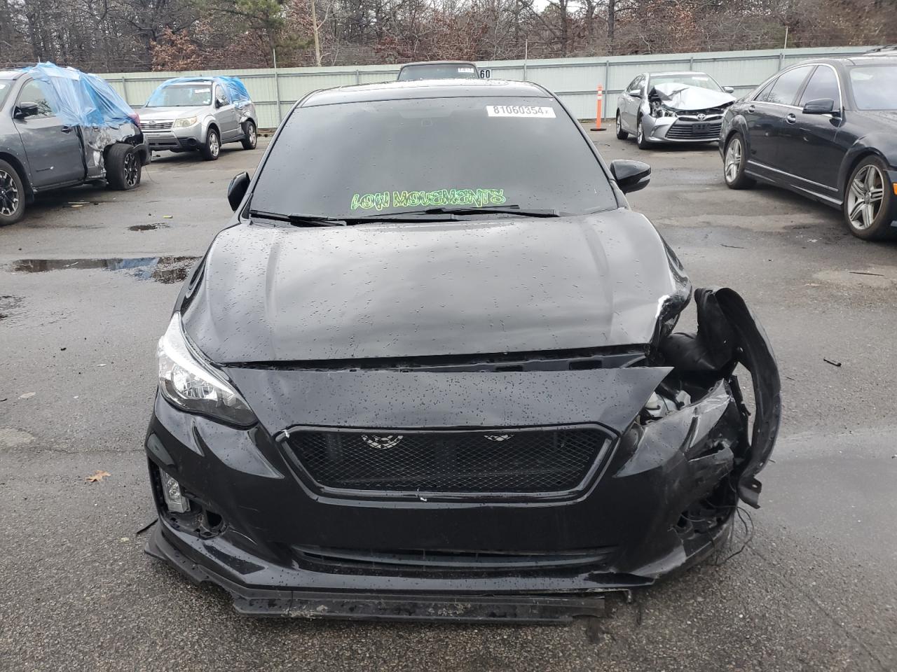 2019 Subaru Impreza VIN 4S3GTAM63K3719772 Copart auction photo, front end / side damage thumbnail 5
