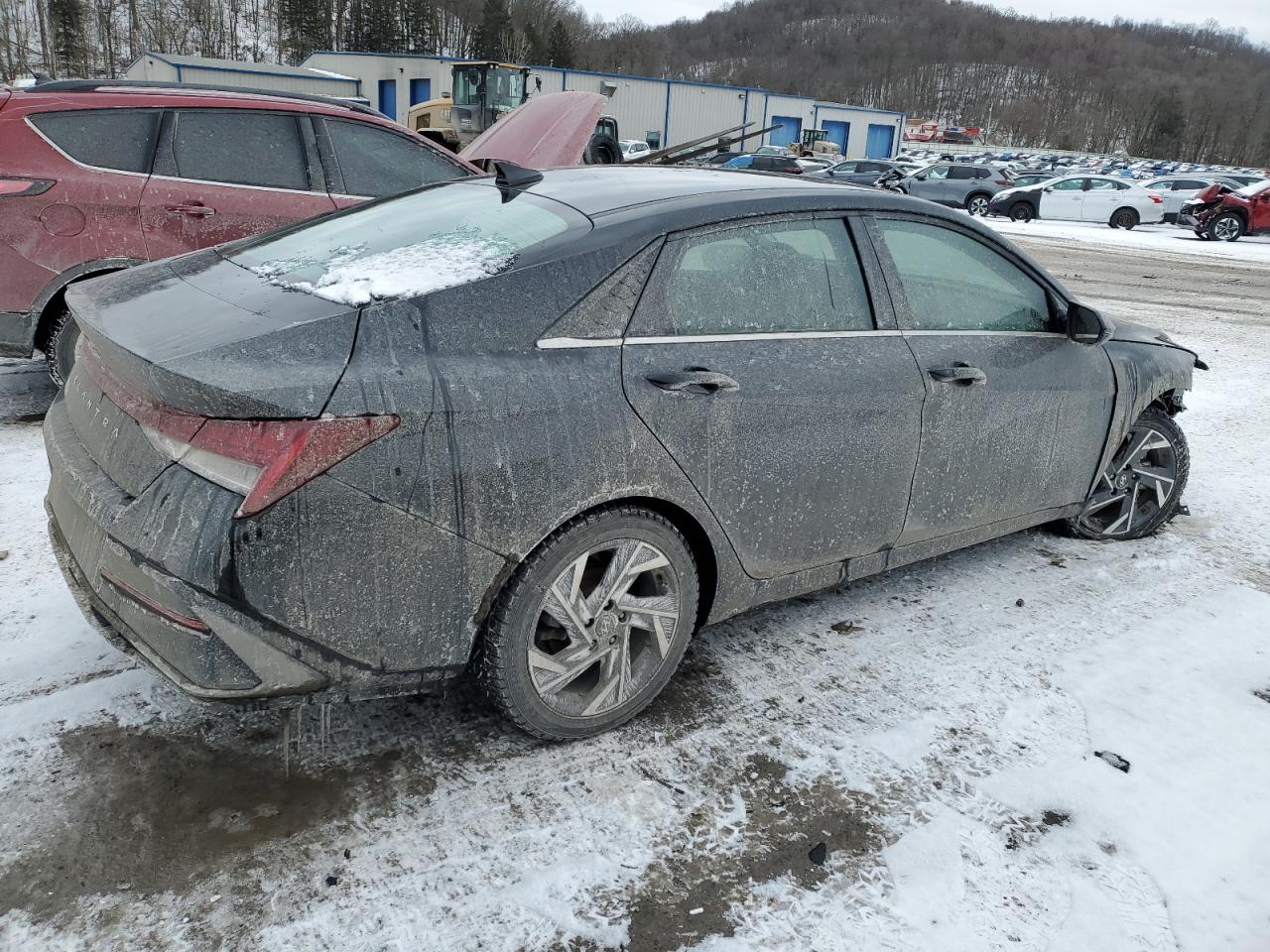 2024 Hyundai Elantra VIN KMHLS4DG9RU755347 Copart auction photo, front end damage thumbnail 3