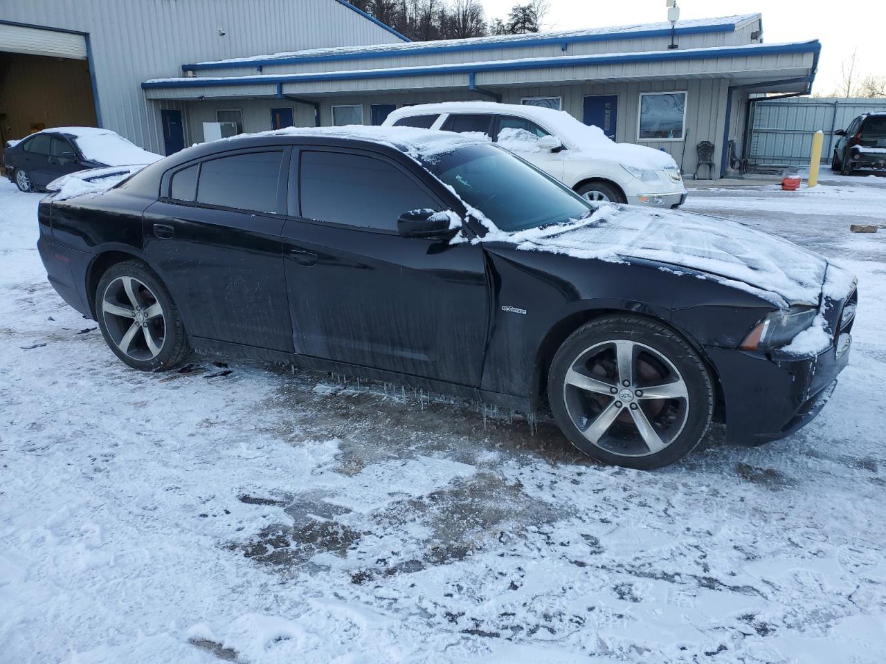 2014 Dodge Charger VIN 2C3CDXHGXEH232138 Copart auction photo, front end / side damage thumbnail 4