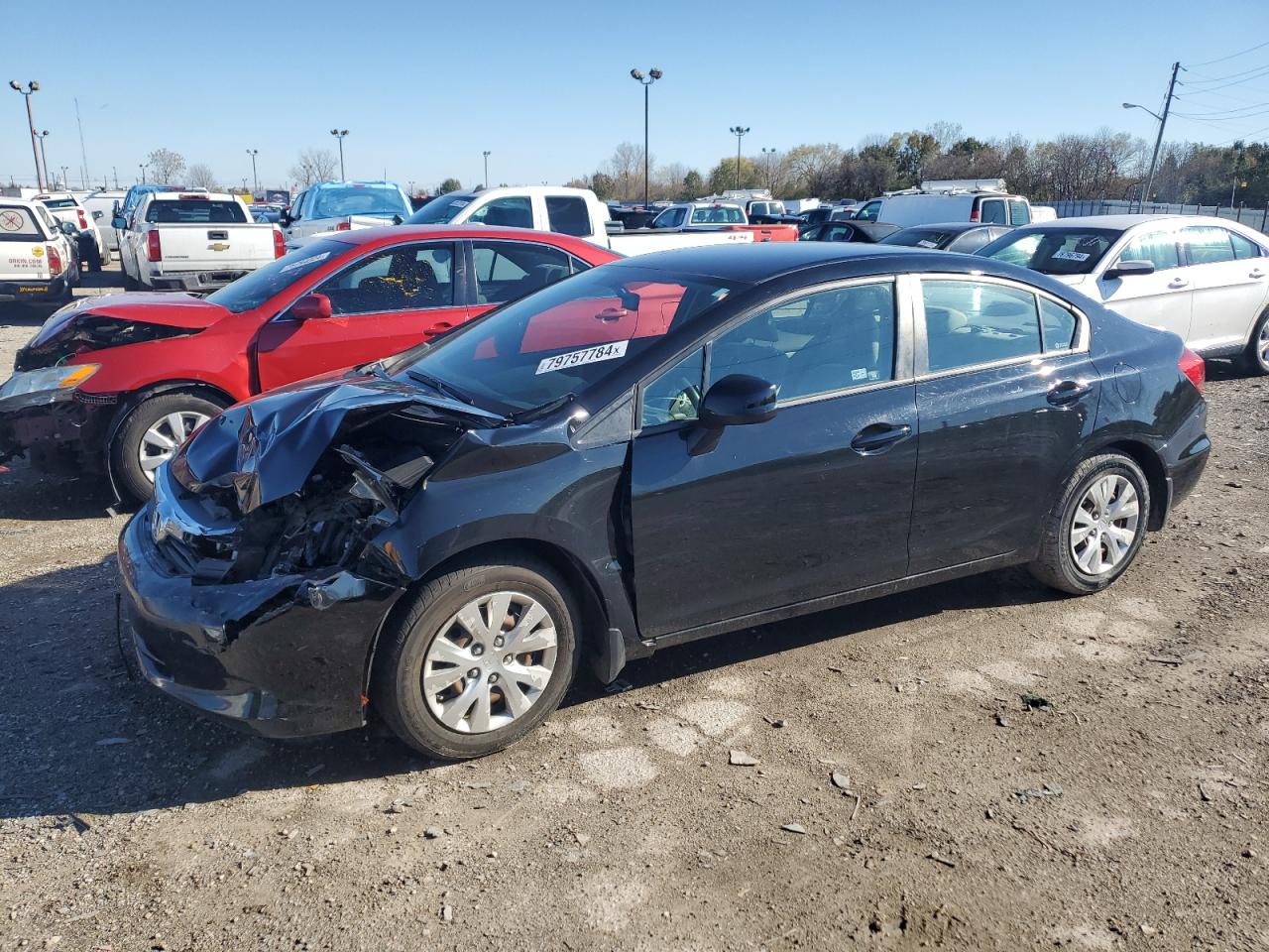 2012 Honda Civic VIN 19XFB2F51CE097806
