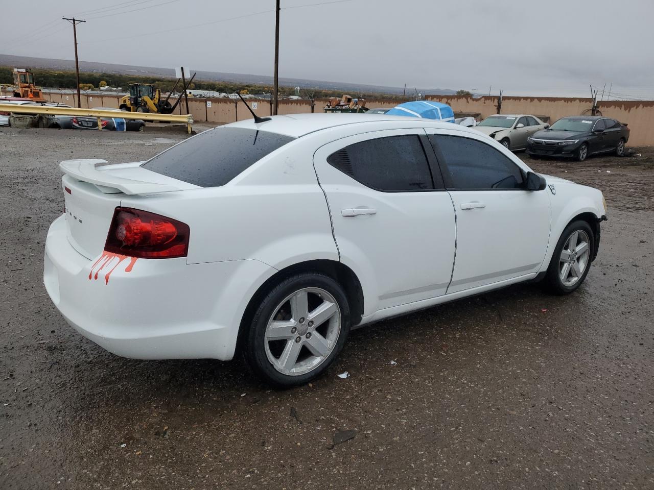 2013 Dodge Avenger VIN 1C3CDZAB2DN739759 Copart auction photo, front end / side damage thumbnail 3