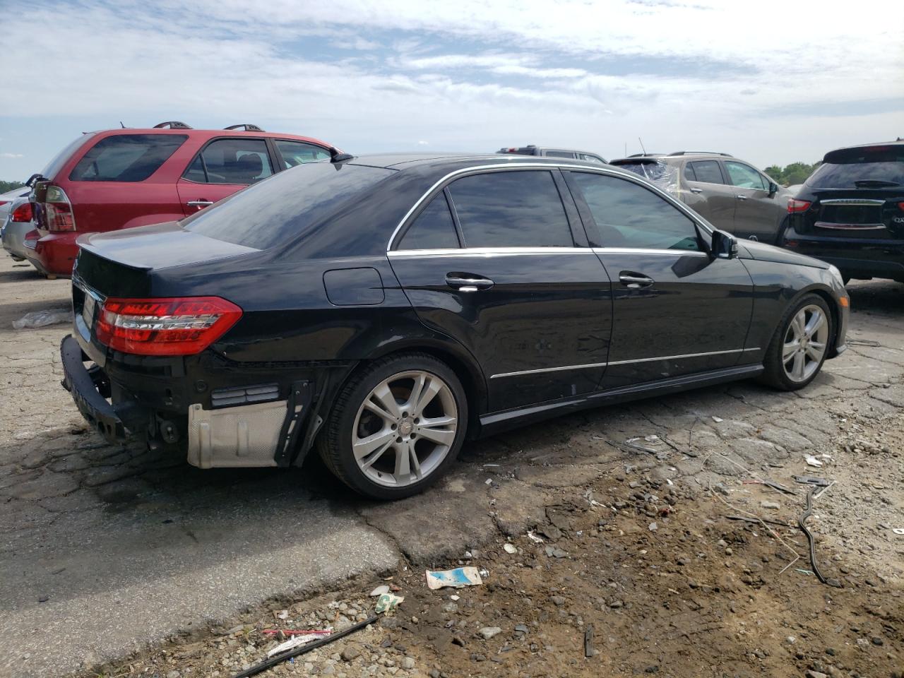 2013 Mercedes-Benz E-klasse VIN WDDHF5KB6DA728375 Copart auction photo, rear end damage thumbnail 3