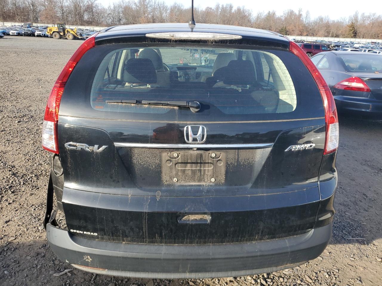 2013 Honda CR-V VIN 2HKRM4H38DH671197 Copart auction photo, rear end damage thumbnail 6
