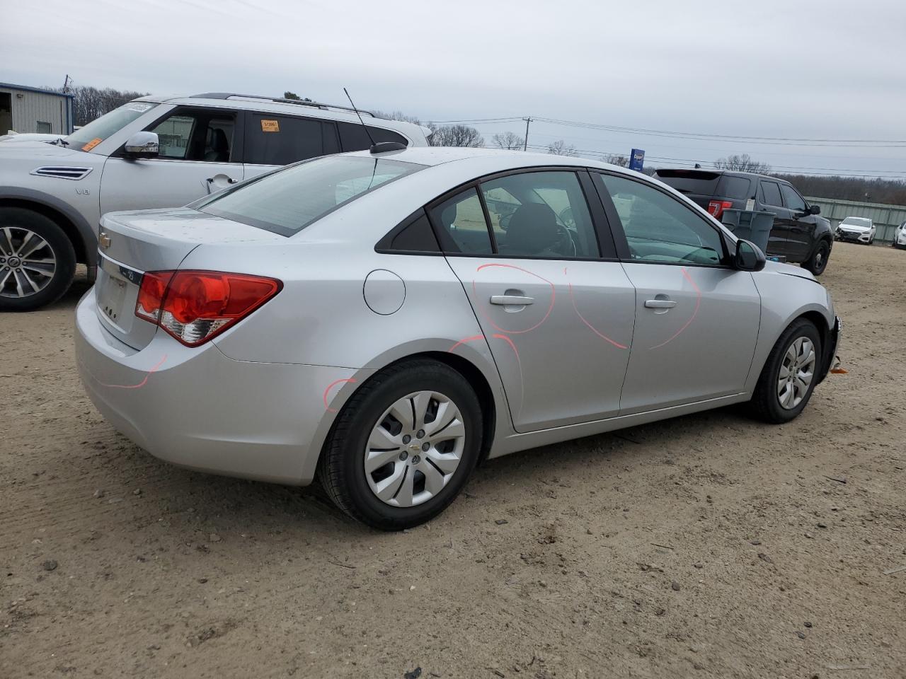 2015 Chevrolet Cruze VIN 1G1PA5SH8F7159000 Copart auction photo, all over damage thumbnail 3
