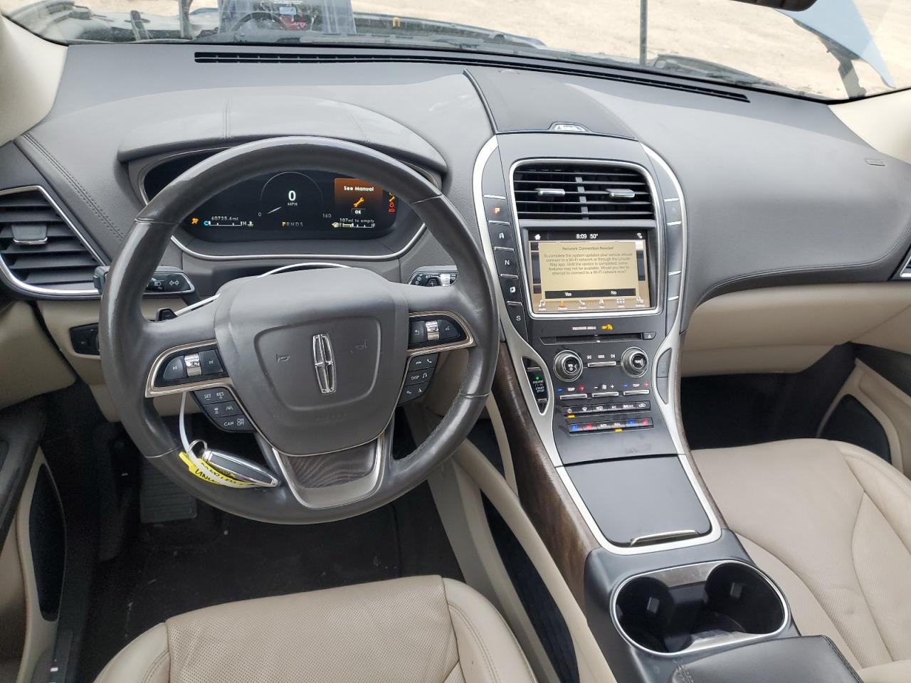2019 Lincoln Nautilus VIN 2LMPJ6L93KBL13327 Copart auction photo, minor dent/scratches damage thumbnail 8