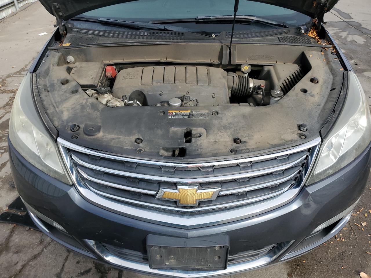 2014 Chevrolet Traverse VIN 1GNKVGKD2EJ284646 Copart auction photo, rear end / side damage thumbnail 12