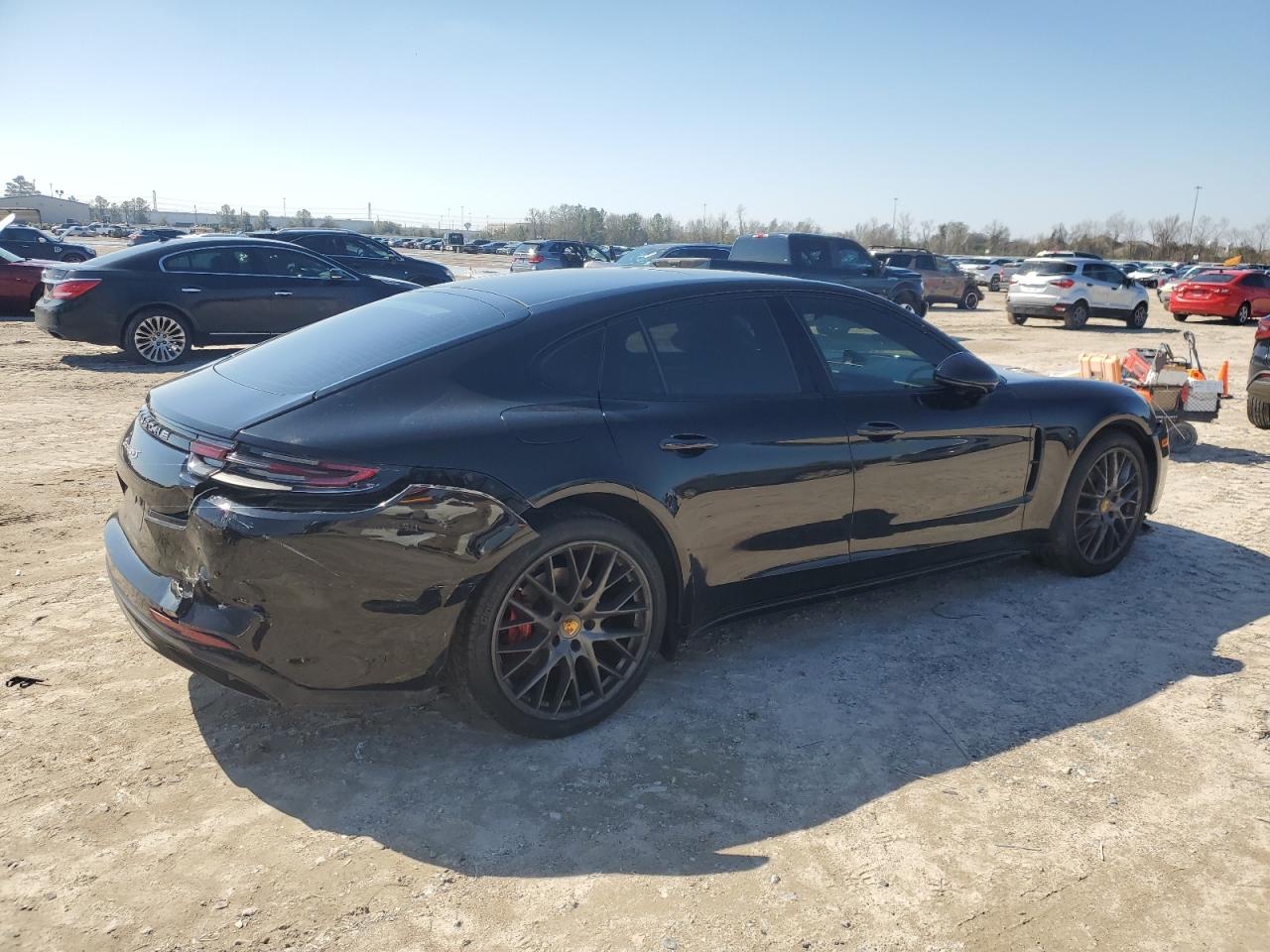 2018 Porsche Panamera VIN WP0AB2A74JL132832 Copart auction photo, front end / rear end damage thumbnail 3